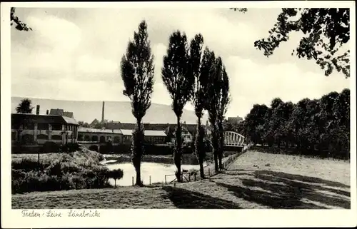 Ak Freden Leine, Partie an der Leinebrücke, Umgebung