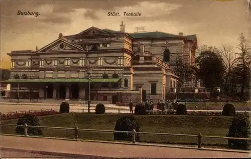 Ak Duisburg im Ruhrgebiet, Städtische Tonhalle