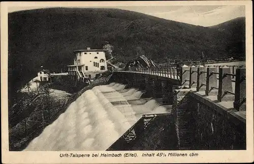 Ak Gemünd Schleiden in der Eifel, Urftttalsperre