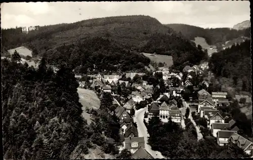 Ak Bad Grund im Harz, Blick vom Knesebeck