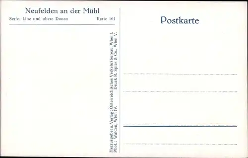 Ak Neufelden im Mühlviertel Oberösterreich, Straße, Brunnen