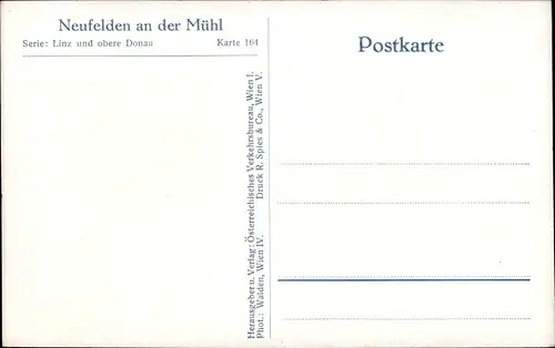 Ak Neufelden im Mühlviertel Oberösterreich, Straße, Brunnen