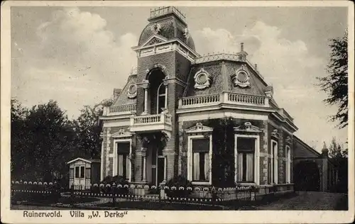 Ak Ruinerwold Drenthe Niederlande, Villa W. Derks