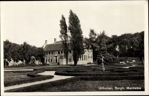 Ak Uithuizen Groningen Niederlande, Borgh. Menkema