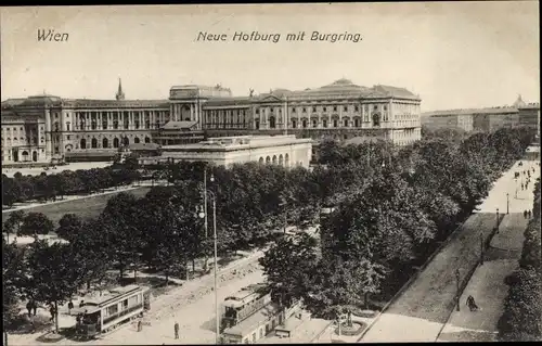 Ak Wien 1 Innere Stadt, Neue Hofburg, Burgring