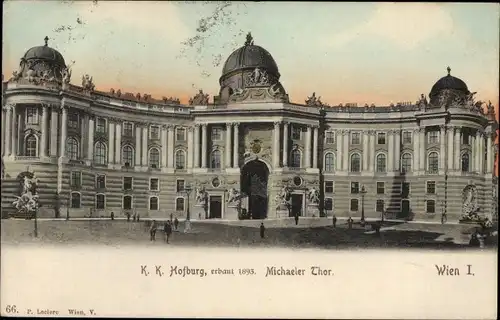 Ak Wien 1 Innere Stadt, Hofburg, Michaeler Tor