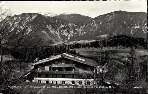 Ak Klamm am Semmering Niederösterreich, Alpengasthof Tirolerhof am Kreuzberg