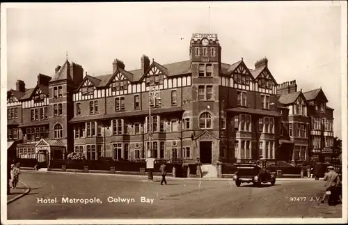 Ak Colwyn Bay Wales, Hotel Metropole