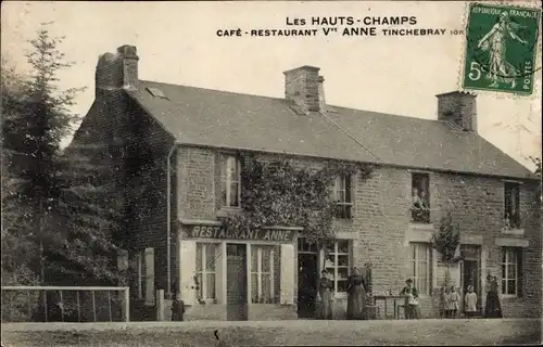 Ak Tinchebray-Orne, Café Restaurant Anne