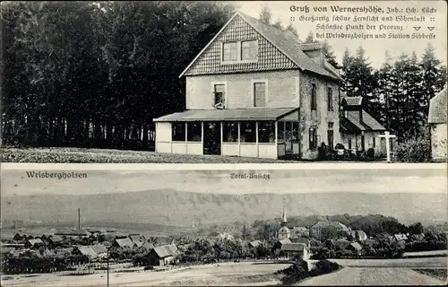 Ak Wrisbergholzen Sibbesse in Niedersachsen, Gesamtansicht, Wernershöhe