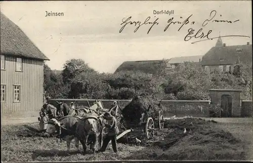 Ak Jeinsen Pattensen an der Leine, Dorf-Idyll