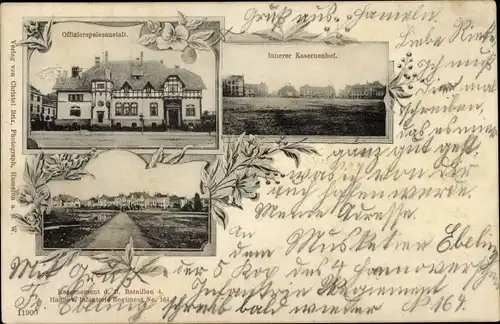 Ak Hameln an der Weser Niedersachsen, Kasernement Bataillon 4. Hannov. Inf.-Reg. 164