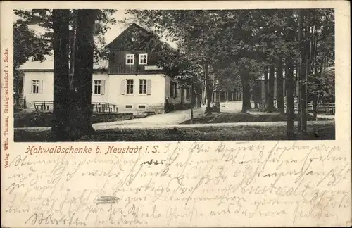 Ak Neustadt in Sachsen, Hochwaldschenke