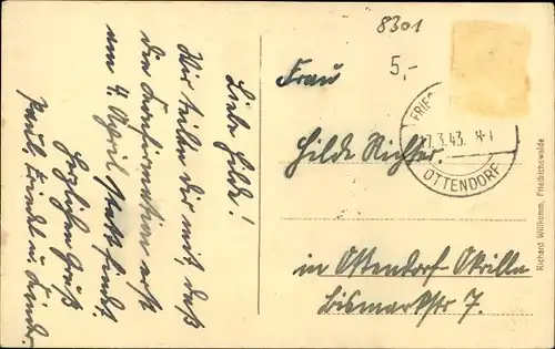 Ak Ottendorf Bahretal Sächsische Schweiz, Teilansicht