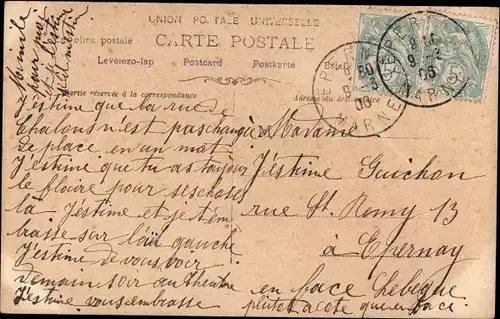 Ak Portrait einer Frau vor der Mondsichel, Sternenhimmel