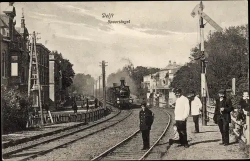 Ak Delft Südholland Niederlande, Spoorsingel