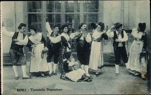 Ak Napoli Neapel Campania, Tarantella Napoletana