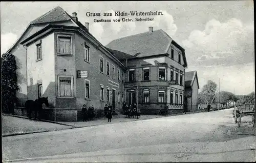 Ak Klein Winternheim Rheinland Pfalz, Gasthaus