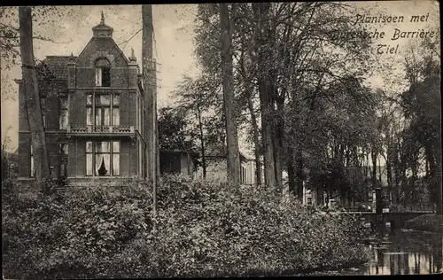 Ak Tiel Gelderland, Plantsoen, Barriere