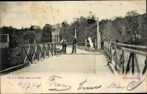 Ak Nieuwersluis Stichtse Vecht Utrecht, Brücke