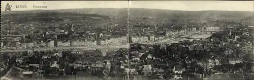 Ak Liège Lüttich Wallonien, Panorama