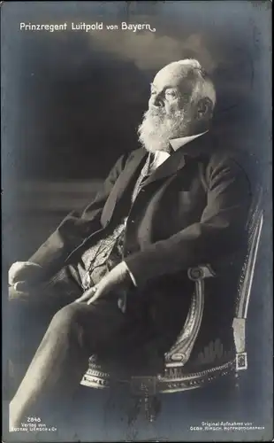 Ak Prinzregent Luitpold von Bayern, Portrait