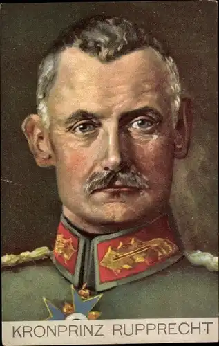 Ak Kronprinz Rupprecht von Bayern, Portrait