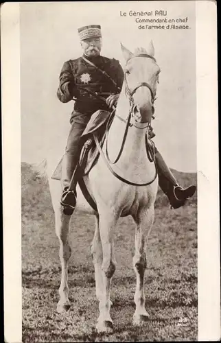 Ak General Paul Pau, Oberbefehlshaber der elsässischen Armee