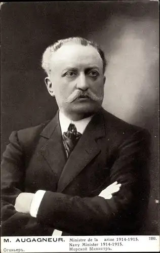 Ak Victor Augagneur, Waffenminister 1914-1915