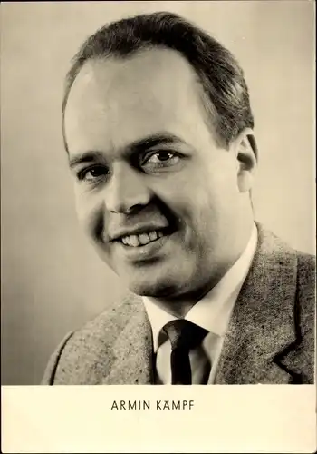 Ak Sänger Armin Kämpf, Portrait