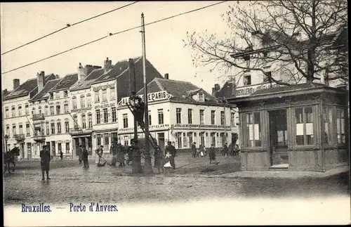 Ak Bruxelles Brüssel, Porte d'Anvers