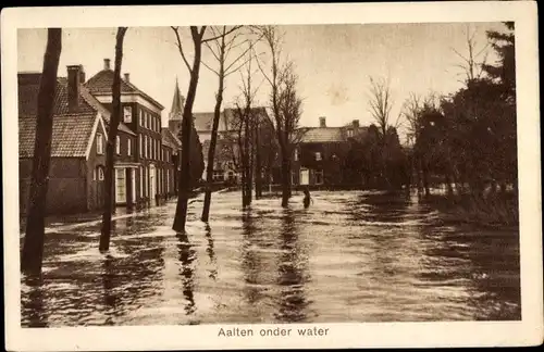 Ak Aalten Gelderland Niederlande, Hochwasser 1925-1926