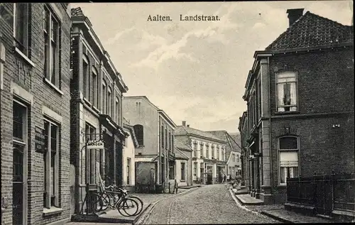 Ak Aalten Gelderland Niederlande, Landstraat