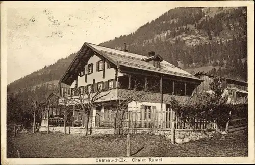 Ak Château d'Œx Oex Kanton Waadt, Chalet Ramel