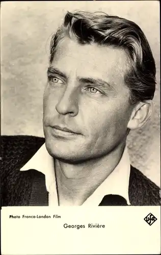 Ak Schauspieler Georges Rivière, Portrait