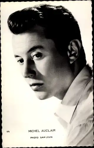 Ak Schauspieler Michel Auclair, Portrait, Les Carbones Korès Carboplane 574