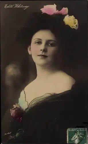 Ak Schauspielerin Edith Whitney, Portrait