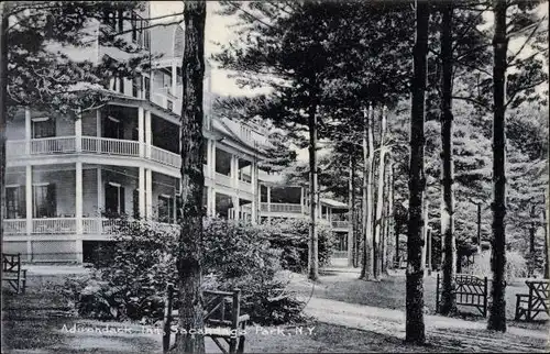 Ak Northampton New York USA, Sacandaga Park, Adirondack Inn