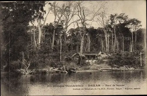 Ak Dakar, Senegal, Rand der Lagune