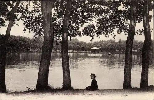 Ak Puigcerdà Katalonien, Der See