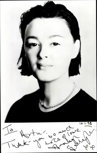 Foto Ak Schauspielerin Bronagh Gallagher, Portrait, Autogramm