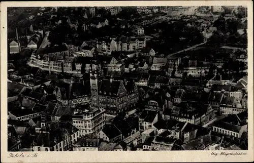 Ak Döbeln in Sachsen, Fliegeraufnahme