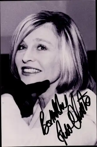 Ak Schauspielerin Julie Christie, Portrait, Autogramm