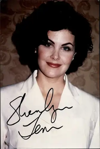 Ak Schauspielerin Sherilyn Fenn, Portrait, Autogramm