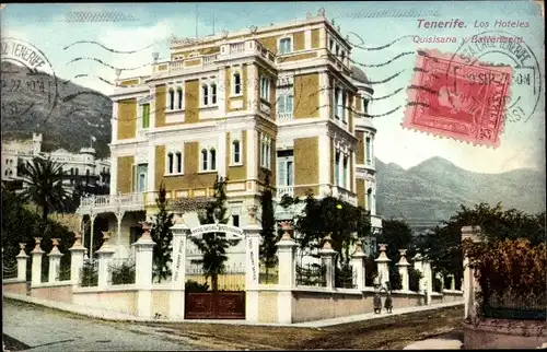 Ak Teneriffa Kanarische Inseln Spanien, Die Hotels Quisisana und Battenberg