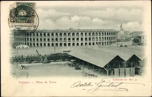 Ak-Stadt Valencia Spanien, Plaza de Toros