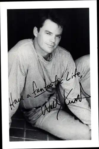 Foto Ak Schauspieler Wally Kurth, Portrait, Autogramm