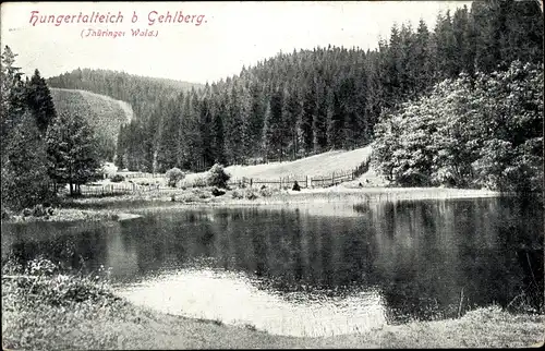 Ak Gehlberg Suhl in Thüringen, Hungertalteich