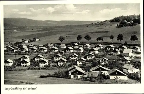 Ak Berg Zwiesel im Bayerischen Wald, Siedlung mit Umgebung