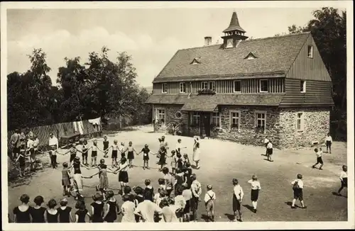Ak Affalter Lößnitz im Erzgebirge Sachsen, Jugendherberge und Schullandheim
